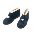 Navy - Back - Sleepers Womens-Ladies Amelia Bootee Slippers