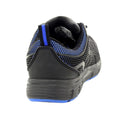 Black-Blue - Back - Grafters Mens Super Light Safety Trainers With Safety Toe Cap