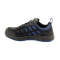 Black-Blue - Lifestyle - Grafters Mens Super Light Safety Trainers With Safety Toe Cap