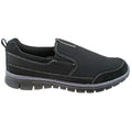 Black - Back - Dek Superlight Adults-Unisex Neptune Slip On Trainers