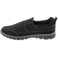 Black - Side - Dek Superlight Adults-Unisex Neptune Slip On Trainers