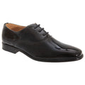 Black Patent - Front - Goor Boys Patent Leather Lace-Up Oxford Tie Dress Shoes