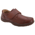 Tan - Front - Smart Uns Mens Touch Fastening Casual Shoes