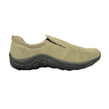 Taupe - Back - PDQ Adults Unisex Real Suede Ryno Slip-On Casual Trainers