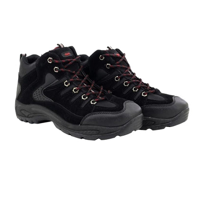 Black - Pack Shot - Dek Mens Ontario Lace-Up Hiking Trail Boots