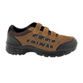 Khaki-Brown - Front - Dek Boys Ascend Triple Touch Fastening Trek Hiking Trail Shoes