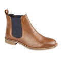 Tan - Side - Cipriata Womens-Ladies Alexandra Twin Gusset Ankle Boots
