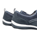 Navy - Pack Shot - Boulevard Womens-Ladies Zip Elastic Gusset Leisure Shoes