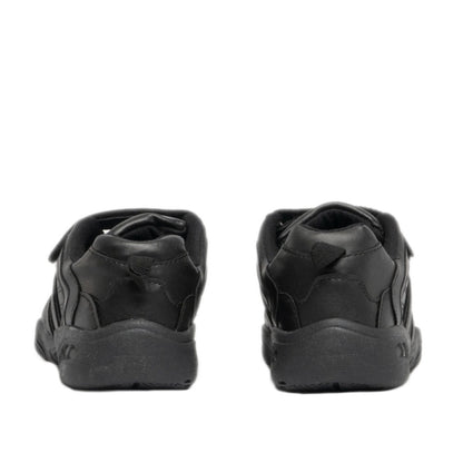 Black - Pack Shot - Dek Kids Unisex Fusion II Touch Fastening Sport Trainers