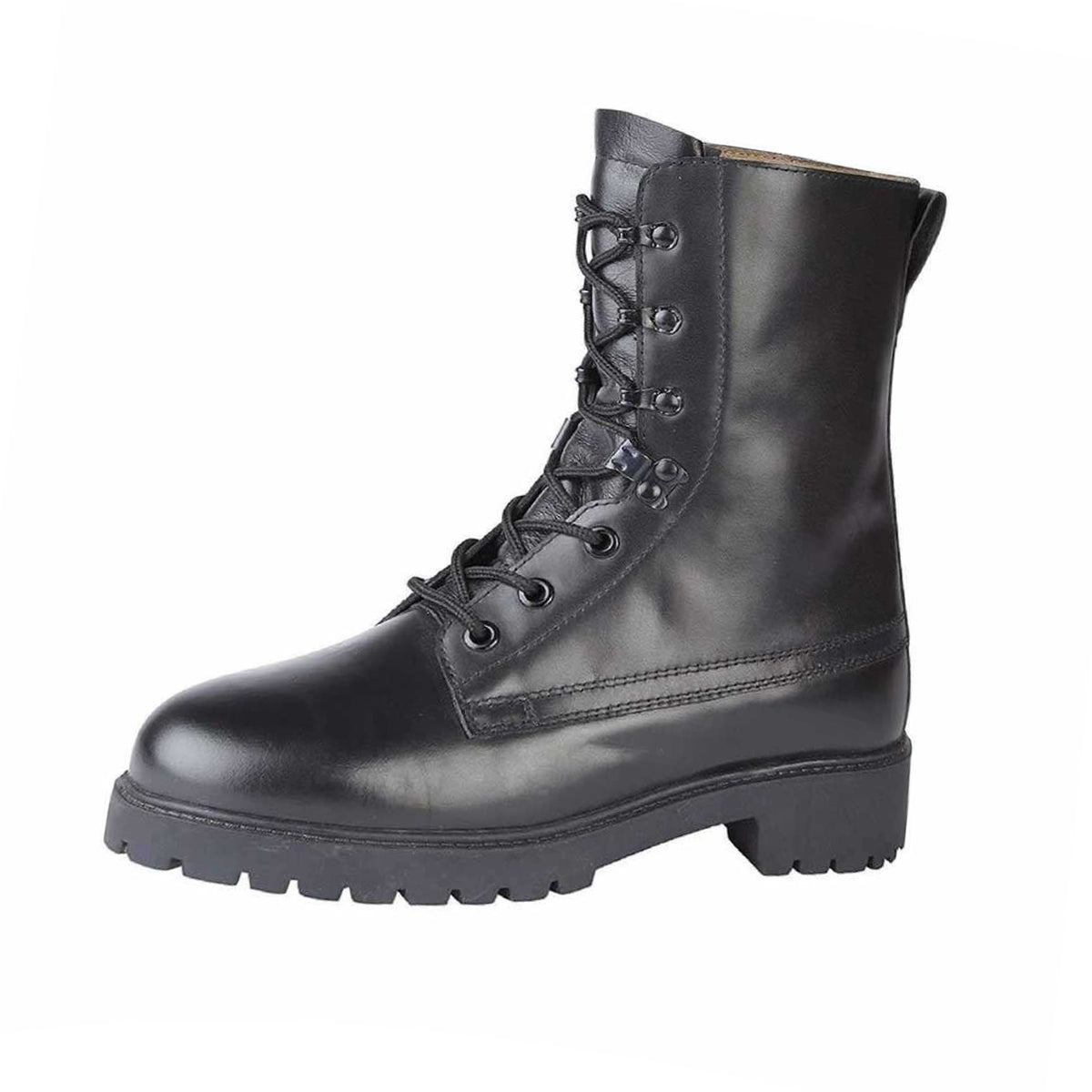 Black - Back - Grafters Mens Assault 2.0 Leather Boots