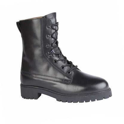 Black - Side - Grafters Mens Assault 2.0 Leather Boots