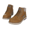 Honey - Front - Route 21 Mens 6 Eyelet Ankle Boot
