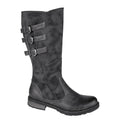 Black - Front - Cipriata Womens-Ladies Romia Calf Boot