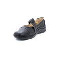 Black - Side - Boulevard Womens-Ladies Extra Wide EEE Fitting Mary Jane Shoes