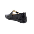 Black - Pack Shot - Boulevard Womens-Ladies Extra Wide EEE Fitting Mary Jane Shoes