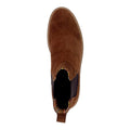 Brown - Side - Roamers Mens Leather Gusset Boots