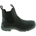 Black - Back - Grafters Steel Toe Safety Dealer Boots