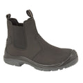 Black - Front - Grafters Steel Toe Safety Dealer Boots