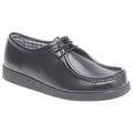 Black - Front - Route 21 Mens Coated Leather Apron Para Shoes