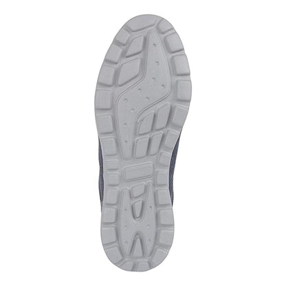 Navy - Side - Dek Mens Memory Foam Slip On Shoes