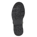 Black - Back - Roamers Girls Leather Touch Fastening Bar Shoe