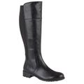 Black - Front - Cipriata Womens-Ladies Silvia Leather High Leg Boots