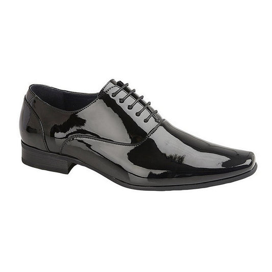 Black - Front - Goor Mens 5 Blind Eye Oxford Shoe