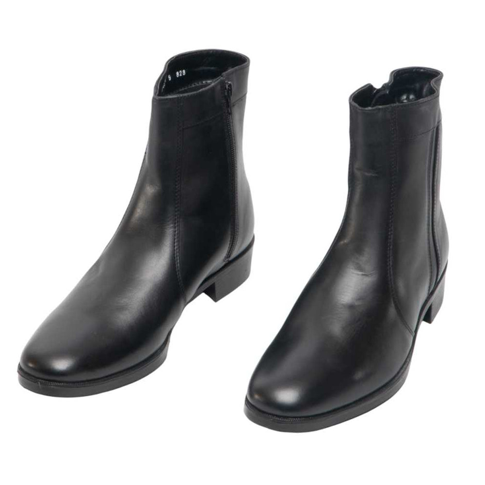 Black - Lifestyle - Scimitar Mens Inside Zip Lined Resin Sole Boots