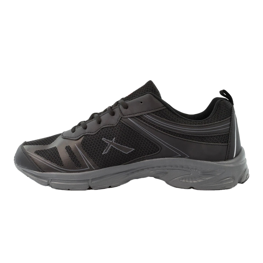 Black - Back - Dek Mens Jensen Superlight Lace Up Trainers