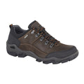 Dark Brown - Front - IMAC Mens All Terrain Waterproof Leather Shoes
