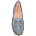 Baby Blue - Lifestyle - Boulevard Womens-Ladies Action Leather Tassle Loafers