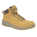 Honey - Front - Grafters Mens Action Nubuck Safety Ankle Boots