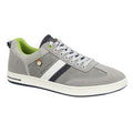 Grey - Front - Route 21 Mens 7-Eye Casual Trainers