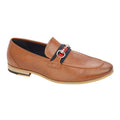 Tan - Front - Cavani Mens Slip-On Casual Shoes