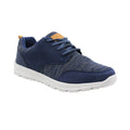 Navy - Front - Dek Mens Memory Foam Trainers