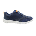 Navy - Back - Dek Mens Memory Foam Trainers
