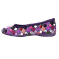 Purple - Side - Sleepers Womens-Ladies Samira Ballerina Slippers