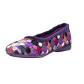 Purple - Lifestyle - Sleepers Womens-Ladies Samira Ballerina Slippers