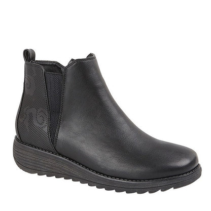 Black - Front - Cipriata Womens-Ladies Debora Ankle Boots