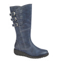 Navy - Front - Cipriata Womens-Ladies Latina Knee-High Boots