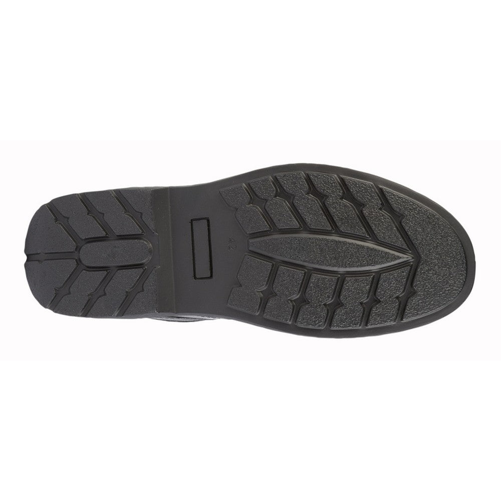 Black - Back - Roamers Mens Leather Shoes