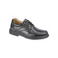 Black - Front - Roamers Mens Leather Shoes