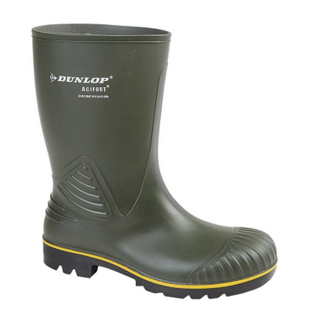 Green - Back - Dunlop Unisex Adult Acifort Wellington Boots