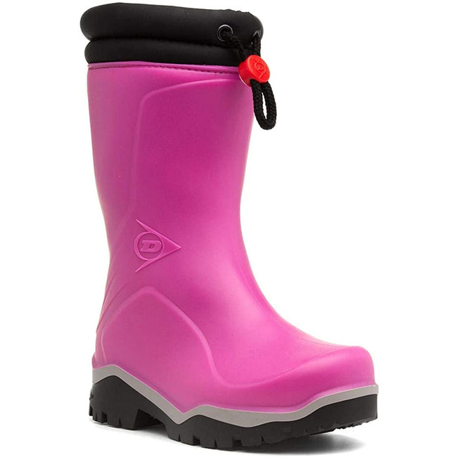 Pink-Black - Pack Shot - Dunlop Childrens-Kids Blizzard Ski Boots - Snow Boots