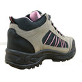 Grey-Pink - Lifestyle - Dek Womens-Ladies Grassmere Lace-Up Ankle Trek & Trail Boots