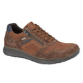 Brown - Front - IMAC Mens Casual Leather Shoes