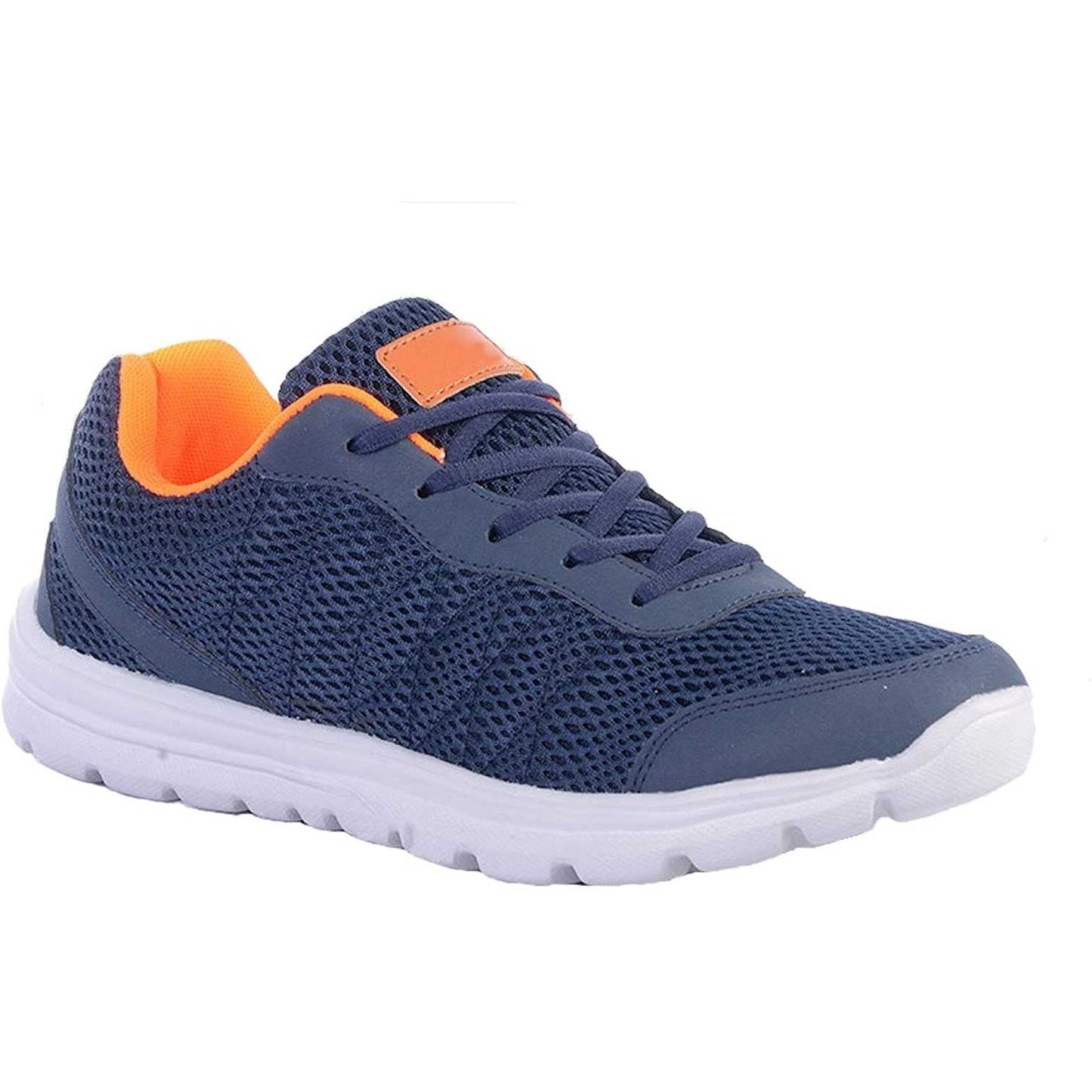Navy-Orange - Back - Dek Unisex Adult Hyde Park Trainers
