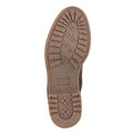 Brown - Back - Roamers Mens Waxy Leather Ankle Boots