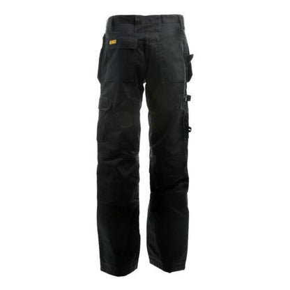 Black - Side - Dewalt Mens Pro Tradesman Work Trousers