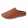 Tan - Front - Zedzzz Mens Alex Slippers